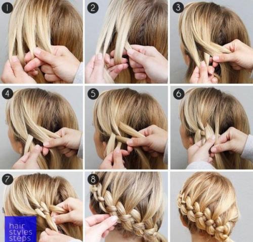Французские косы. Прически с французкой косой