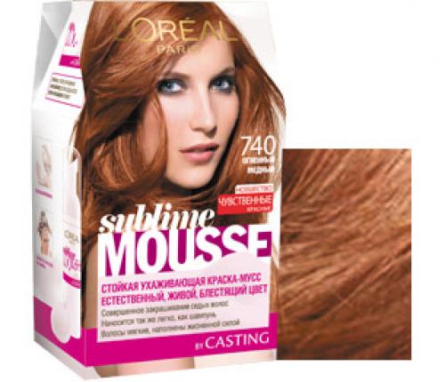 Loreal sublime mousse. Лореаль Сублим Мусс: палитра краски