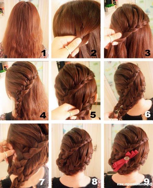 Разные виды кос, как плести. Как научиться плести восхитительные косы: 6 простых схем, как заплетать косички с нуля 26