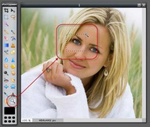 Покраска онлайн волос. Способ 1: Avatan 01