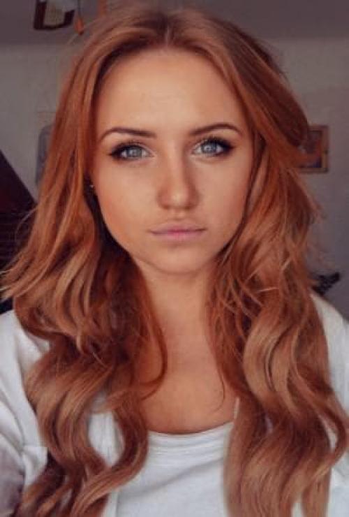 Медный цвет палитра. Медный блонд – цвет меди в краске для волос