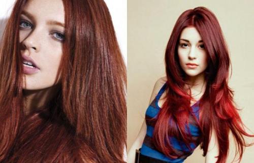 Цвет волос спелая вишня. Темно-бордовый цвет волос — секреты выбора оттенка и успешного окрашивания 09