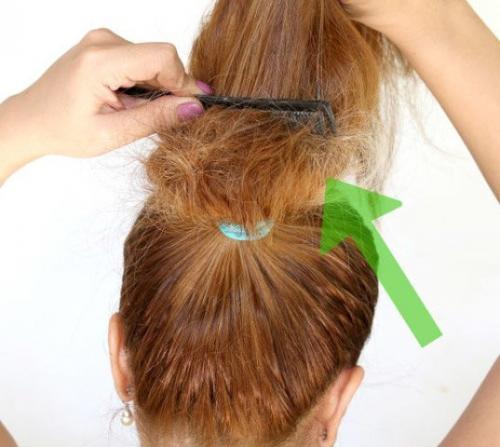 Небрежный пучок. Как сделать растрепанный пучок на голове?