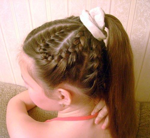 Причёски для девочек подростков на длинные волосы. Детские прически на длинные волосы для девочек 4 — 6 лет