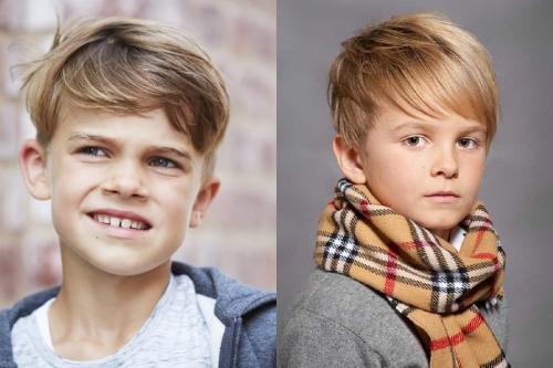 Стрижка мальчика с челкой. Оптимальные стрижки для мальчиков 7-10 лет
