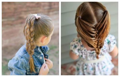 Причёски в школу для детей. Прически в школу: самые модные и красивые