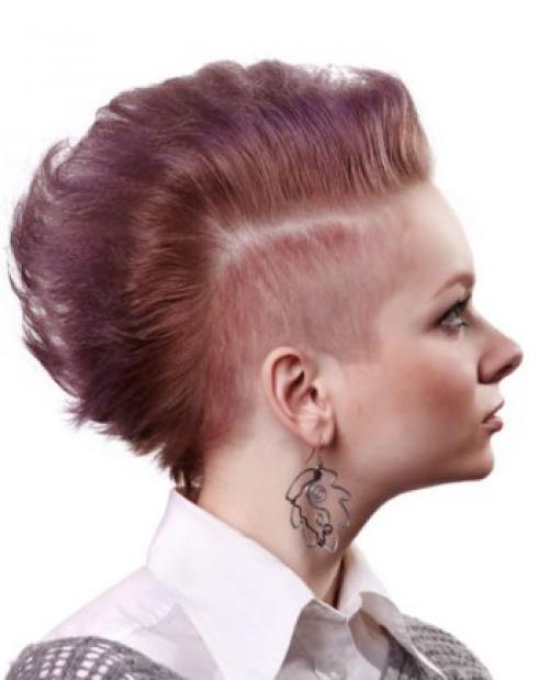 Кому подойдет ирокез. Виды женского ирокеза