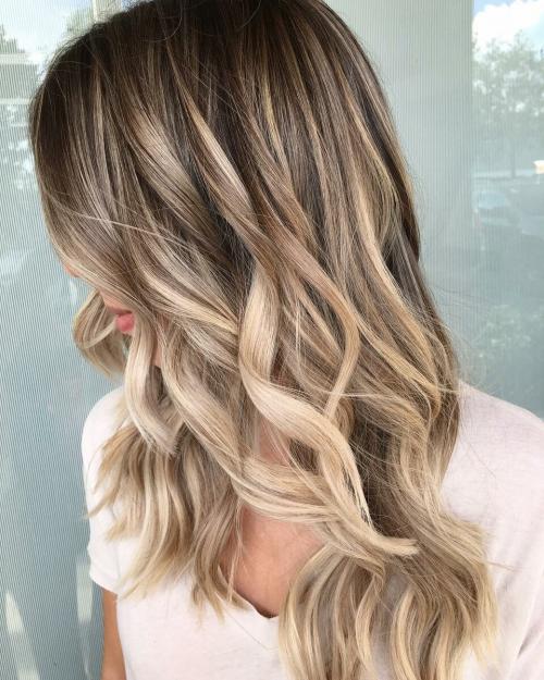 Балаяж. Топ-20 балаяж идей окрашивания волос от коричневого до карамельного тона