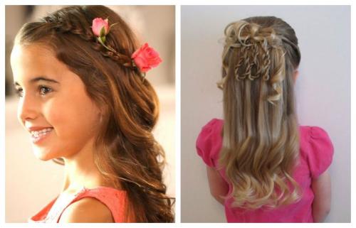 Простые детские прически. Детские прически в школу