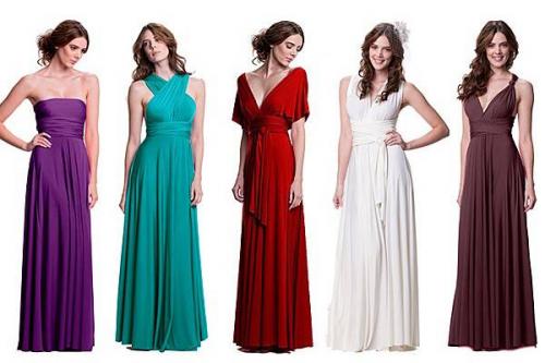 Прическа под платье-трансформер. Как завязывать платье-трансформер — интересные идеи