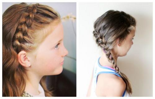 Простые детские прически. Детские прически в школу