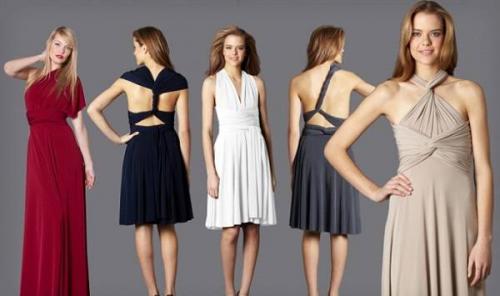 Прическа под платье-трансформер. Как завязывать платье-трансформер — интересные идеи