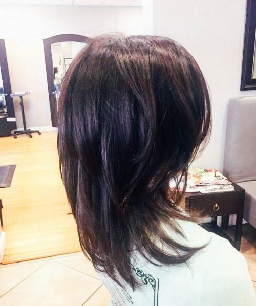 Многослойная стрижка на длинные волосы. Многослойные стрижки и их плюсы