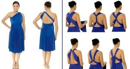 Прическа под платье-трансформер. Как завязывать платье-трансформер — интересные идеи