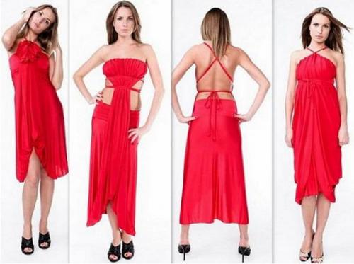 Прическа под платье-трансформер. Как завязывать платье-трансформер — интересные идеи