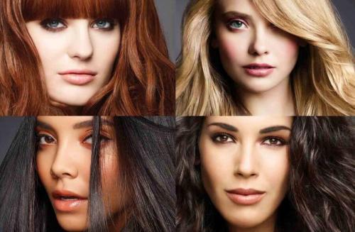 Цвет волос карамель. Определяем тип кожи