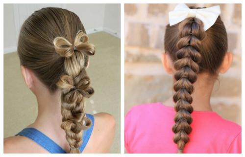 Простые детские прически. Детские прически в школу