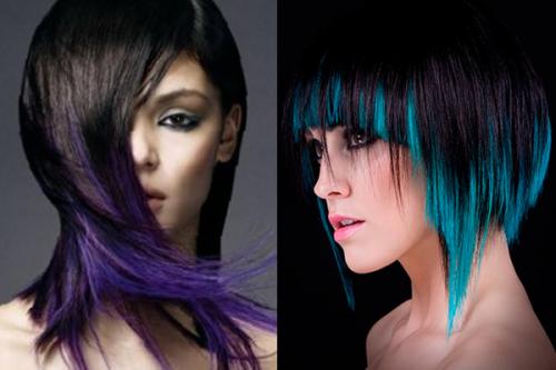 Колорирование омбре. Отличие колорирования от мелирования