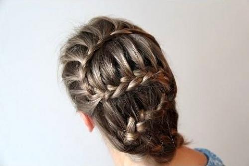 Плетение кос детям. Плетение косы-жгута — видео