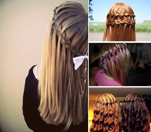 Плетение кос в картинках. Плетение косичек обучение в картинках, схемы