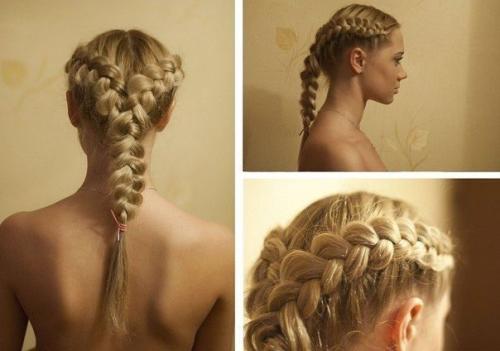 Коса наизнанку пошагово. Коса наоборот, заплетаем французскую косу наизнанку