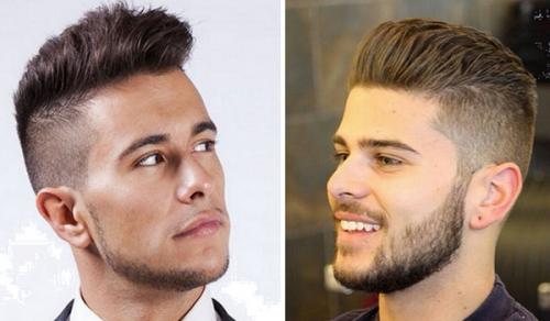 Мужская стрижка с выбриванием висков и затылка. Варианты