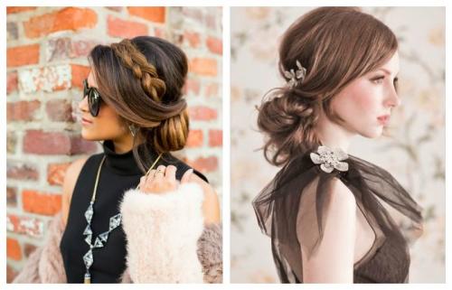 Вечерние прически на длинные волосы: модные новинки