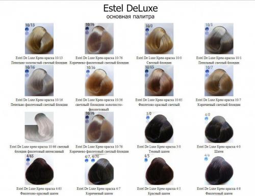Эстель краска палитра. Профессиональная краска Estel для волос – палитра и отзывы