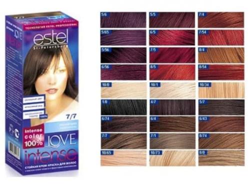 Краска Эстель Селебрити. Палитра цветов краски для волос Эстель Делюкс Селебрити (Estel Deluxe Celebrity) безаммиачной