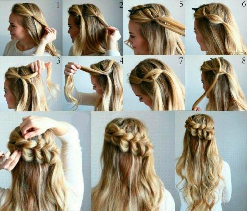 Воздушная КОСА с резинками. Косы с резинками: 18 идей для взрослых и детей