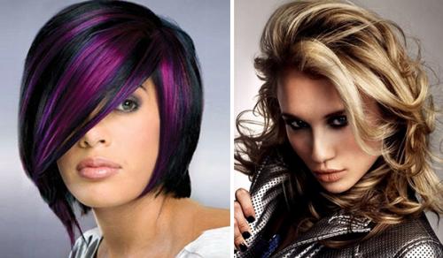 Окраска волос в два цвета в домашних условиях. Что такое двойное окрашивание волос