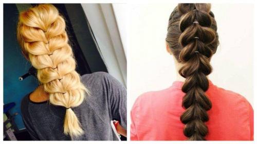 Воздушная КОСА с резинками. Косы с резинками: 18 идей для взрослых и детей