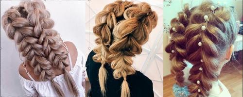 Воздушная КОСА с резинками. Косы с резинками: 18 идей для взрослых и детей