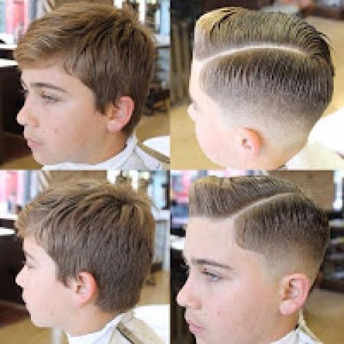 Прически для мальчиков машинкой. Модельные прически для мальчиков подростков