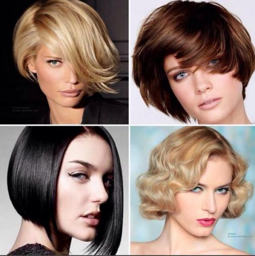 Короткие стрижки для овального лица и тонких волос. Короткие стрижки для овального лица
