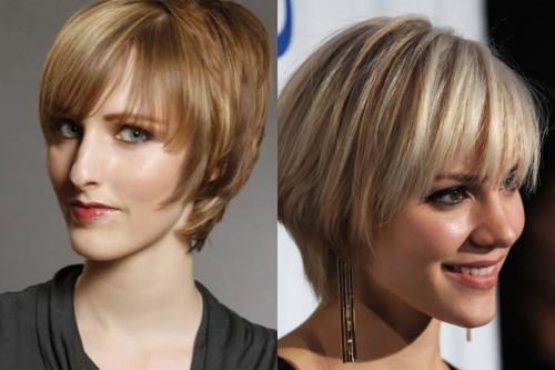Короткие стрижки для овального лица 2019. Модные прически на короткие волосы для овального лица 2020