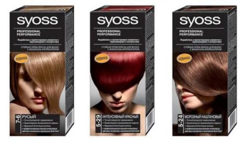 Краска для волос syoss инструкция по применению. Сьес краска для волос – палитра цветов Syoss, инструкция по применению бальзама без аммиака
