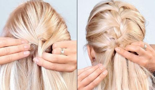 Колосок на бок. Способ плетения «французской косы» на бок