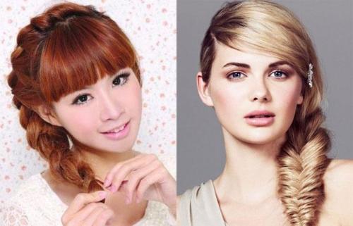 Объемная коса на бок. Коса на бок: модный выбор знаменитых девушек 06