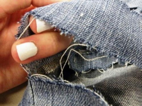 Как сделать джинсы с необработанным краем. Как реализовать