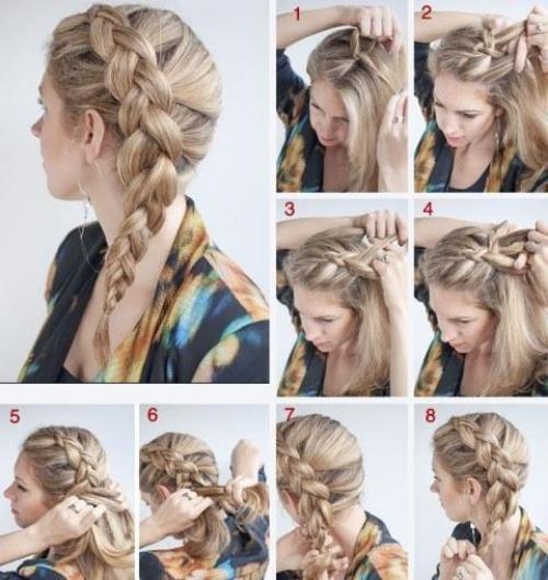 Коса на бок объемная. Как заплести косу на бок самой себе: 12 способов с пошаговыми фото