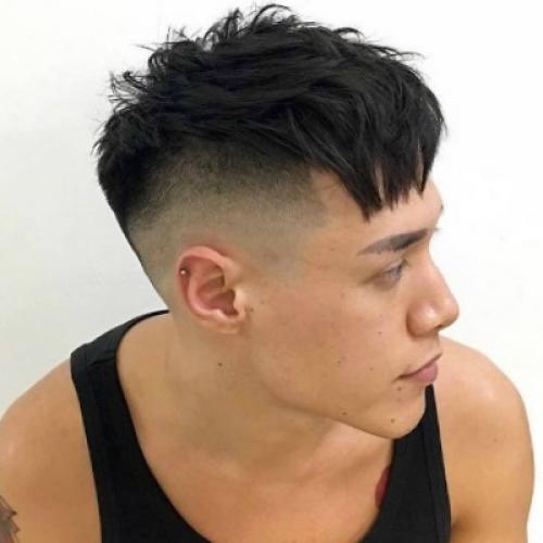 Мужская короткая стрижка с выбритыми боками. Кому подходят выбритые виски, а кому нет