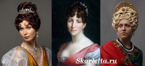 Как раньше делали прически.