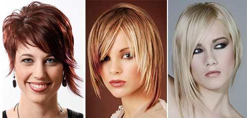 Простая стрижка женская. Каскад на короткие женские волосы