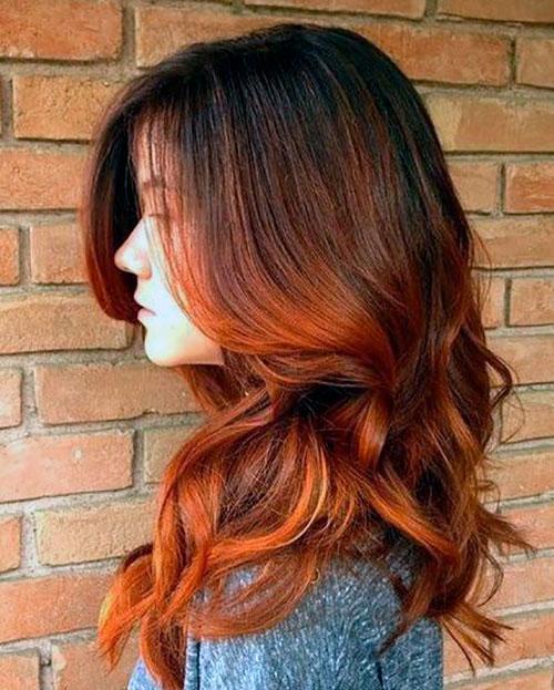 Мелирование омбре колорирование. Самые модные виды окрашивания в стиле Ombre Hair Color 2019 на темные короткие, длинные и средние волосы 08
