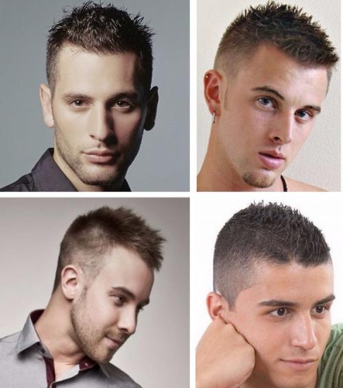Мужская стрижка с выбриванием висков и затылка. Варианты