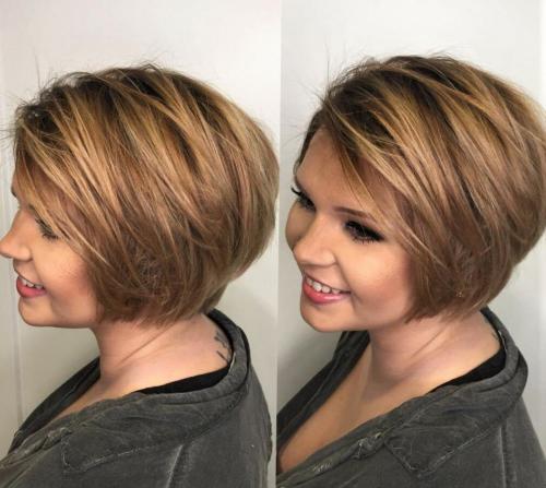 Градуированный каскадный боб. Боб-каскад - модная женская причёска, которая будет популярна и в 2020. Хотите знать почему?