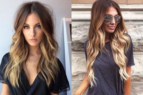 Как покрасить амбре двумя цветами. Амбре (омбре), коломбре 09