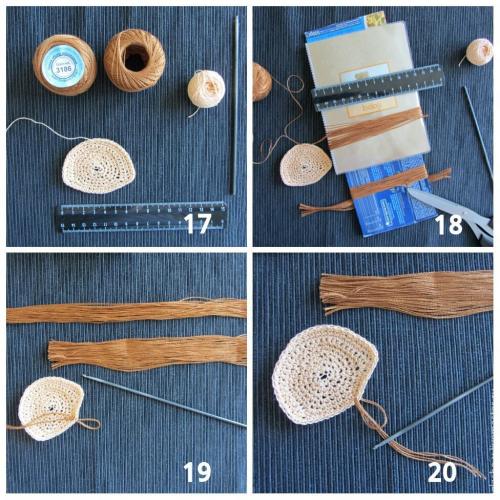 Как сделать волосы кукле из ниток для вязания. Мастер-класс: три способа пришить волосы кукле Тильде!