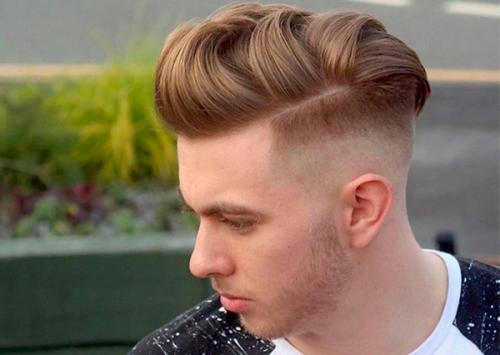 Мужская стрижка с выбриванием висков и затылка. Варианты
